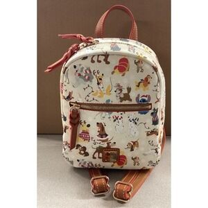 Disney Dooney & and Bourke Santa Dogs Backpack Tails Paws Christmas 2021 NWT
